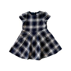 Bonpoint Flannel Dress in Black Size 6